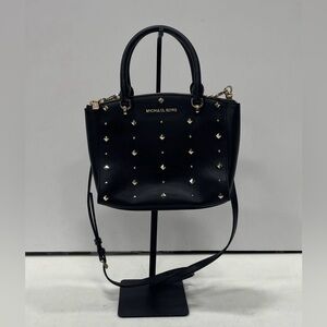 EUC-Michael Kors Ellis Small Studded Leather Satchel